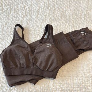 Brown Gymshark Set